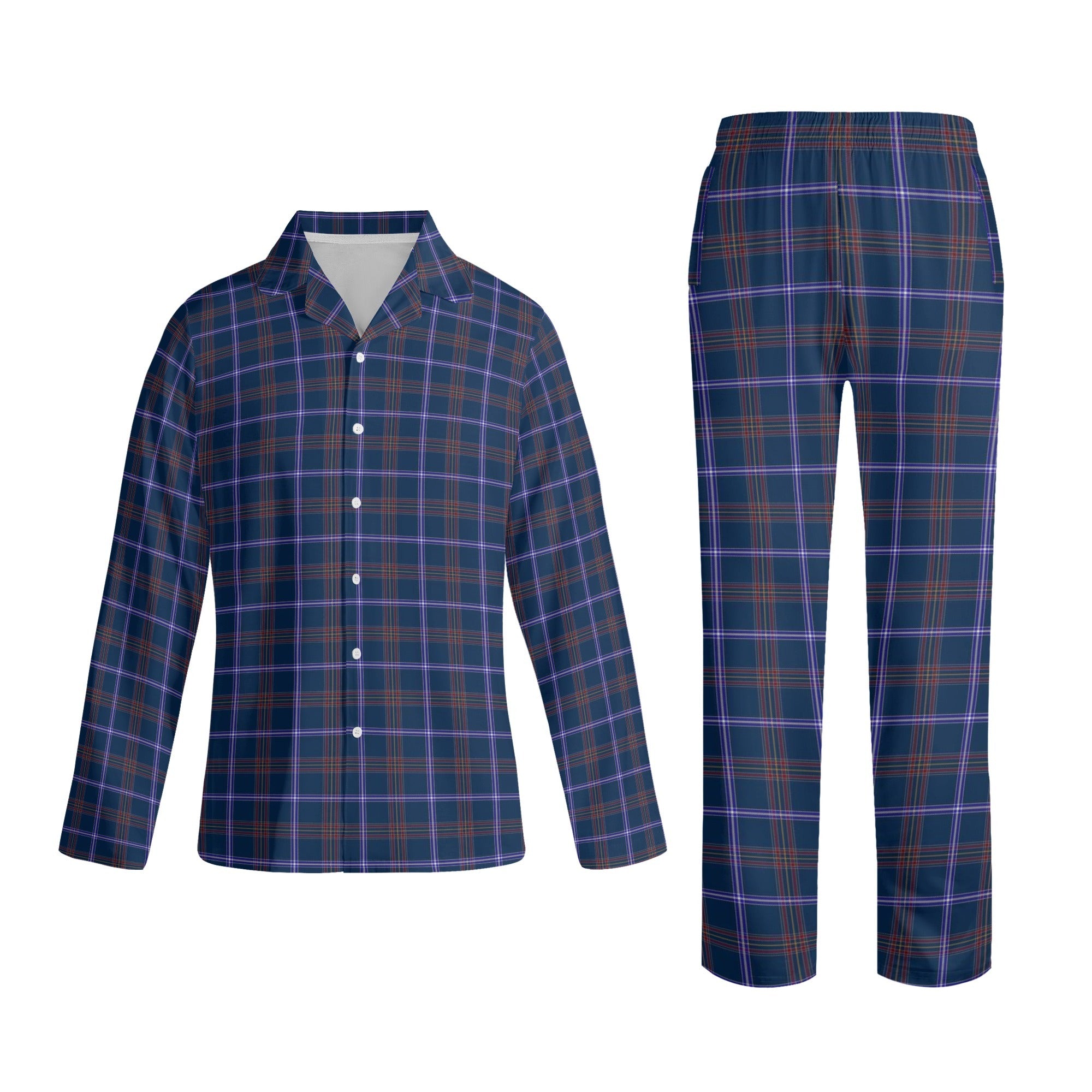 Jewish Tartan Unisex Essentials Pajamas,  Tartan Matching PJS TS23