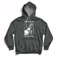 We Stand For the Flag We Kneel For The Fallen US Patriots Hoodie - Wonder Print Shop