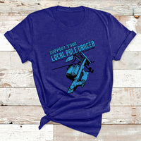 Support Your Local Pole Dancer Lineman T Shirt - Wonder Print Shop