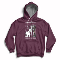 We Stand For the Flag We Kneel For The Fallen US Patriots Hoodie - Wonder Print Shop