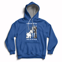 We Stand For the Flag We Kneel For The Fallen US Patriots Hoodie - Wonder Print Shop