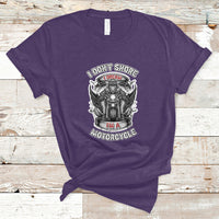 I Don't Snore I Dream I'm A Motorcycle Biker Motorcross Enthusiast T-Shirt - Wonder Print Shop