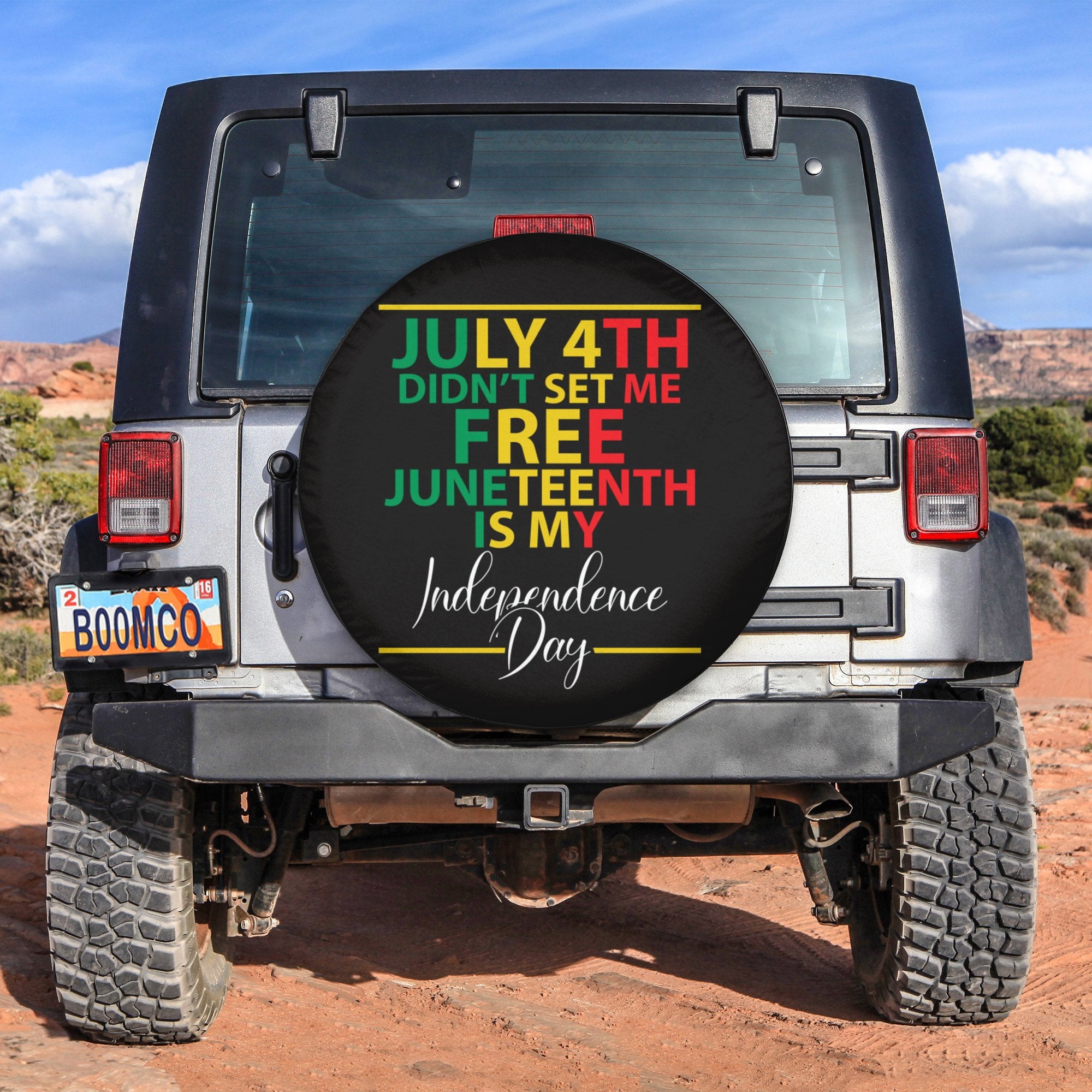African Tire Covers - Juneteenth Spare Tire Cover July 4th Didn't Set Me Free Juneteenth Is My Independence Day NO.170 LT8 - Wonder Print Shop