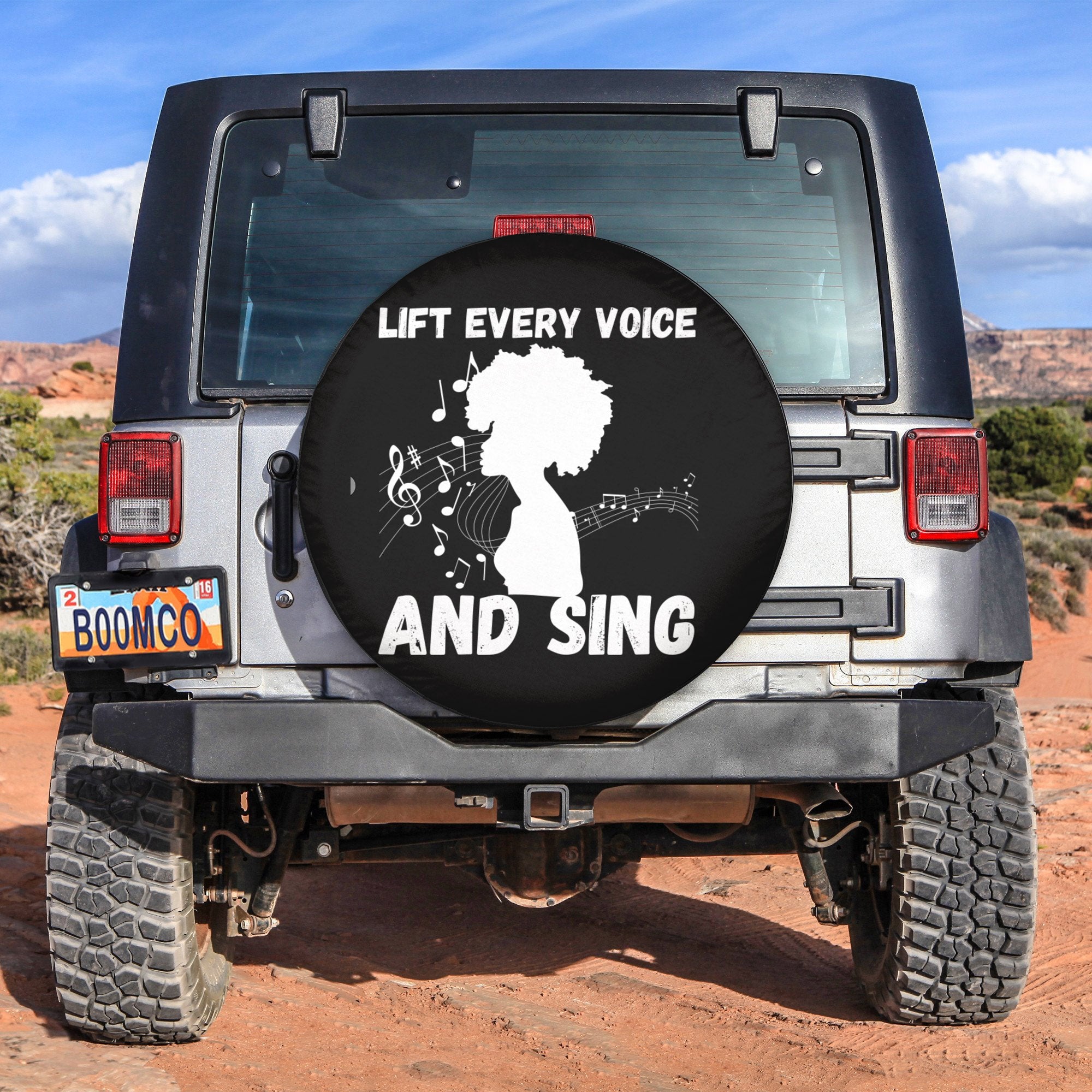 African Tire Covers - Juneteenth Spare Tire Cover Lift Every Voice And Sing NO.172 LT8