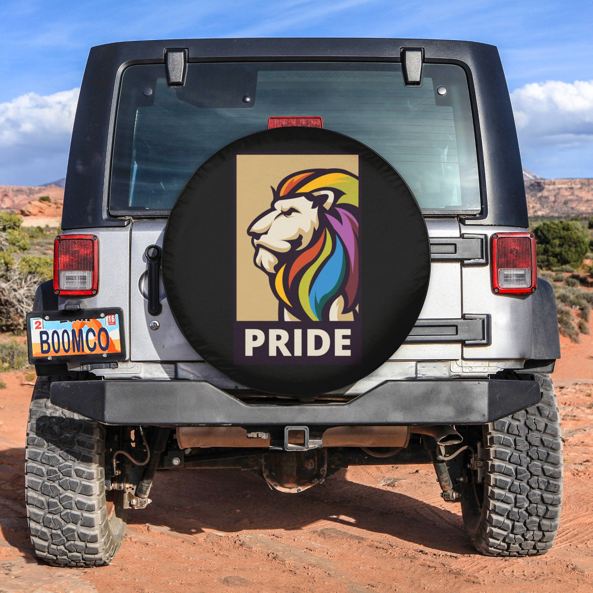 LGBT Tire Covers - Lion Pride Spare Tire Cover NO.109 LT8 - Wonder Print Shop