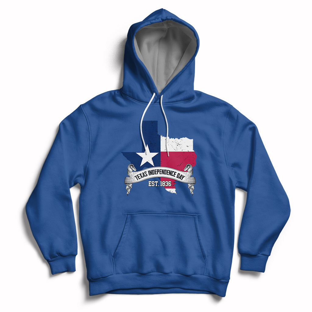 Texas Pride State Texas Independence Day 1836 I Love Texas Texan American Hoodie - Wonder Print Shop