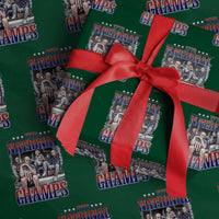 1776 National Champs Wrapping Paper Roll Funny Founding Father USA 250th Anniversary