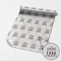 1776 National Champs Wrapping Paper Roll Funny Founding Father Roading Parody 4th of July