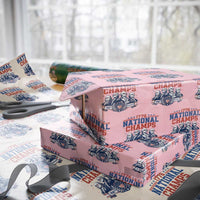 1776 National Champs Wrapping Paper Roll Funny Founding Fathers Sunglasses Patriotic 4th of July