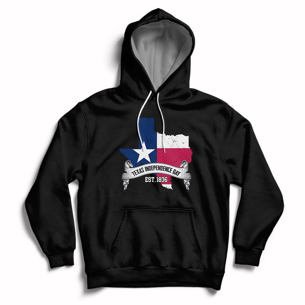 Texas Pride State Texas Independence Day 1836 I Love Texas Texan American Hoodie - Wonder Print Shop