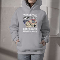 This Is The Government Our Founders Warned Us About Patriots Founding Fathers American Flag US Pride Political Hoodie - Wonder Print Shop