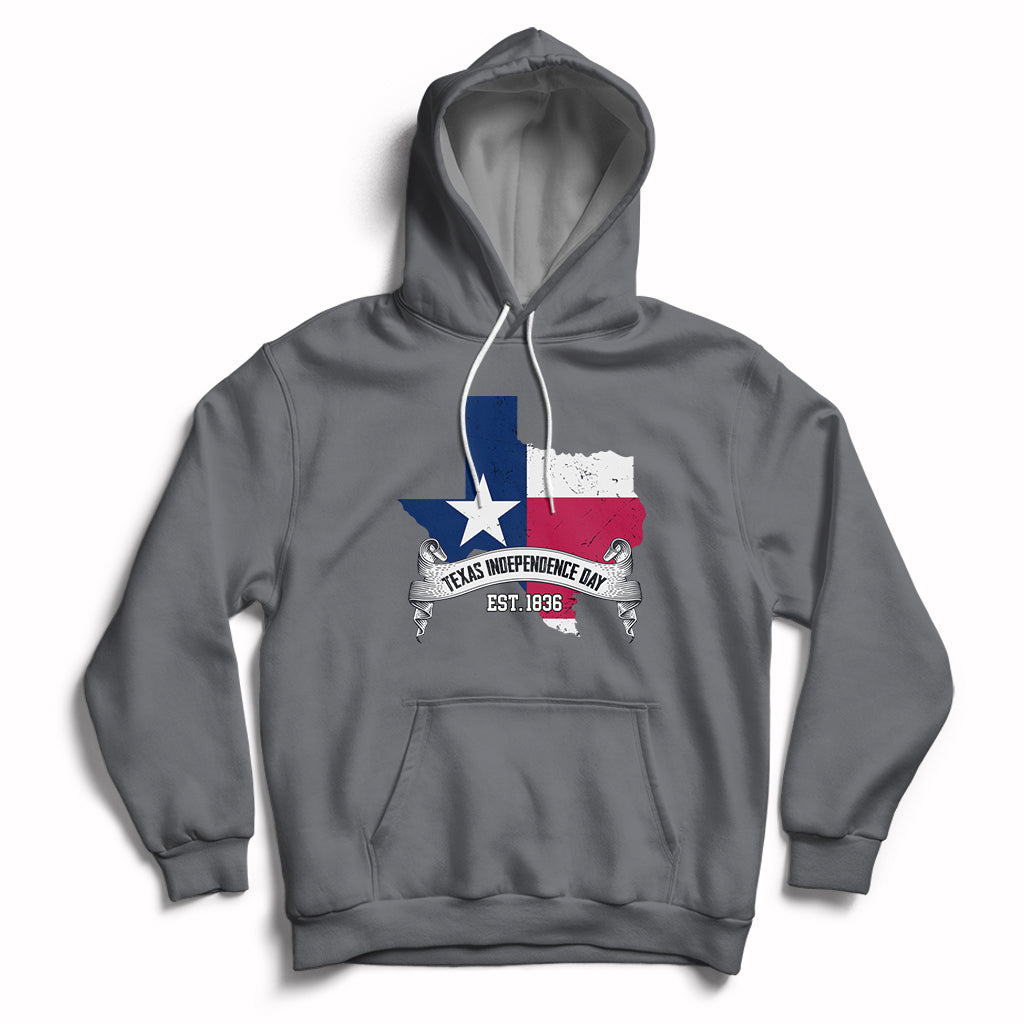 Texas Pride State Texas Independence Day 1836 I Love Texas Texan American Hoodie - Wonder Print Shop