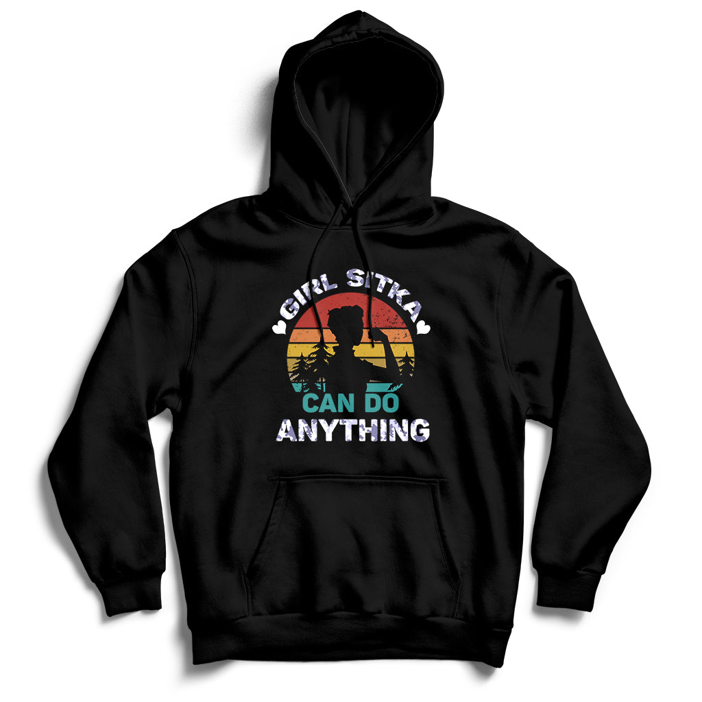 Girl Sitka Can Do Anything Hoodie - Wonder Print Shop