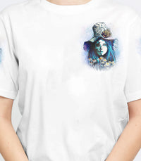 Love Me Like My Demons Do Skull Girl T Shirt - Wonder Print Shop