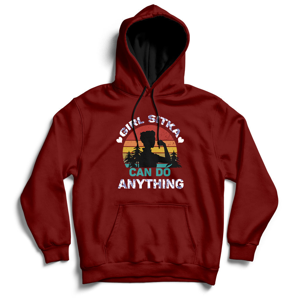 Girl Sitka Can Do Anything Hoodie - Wonder Print Shop