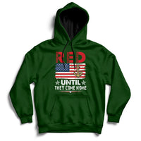 RED Friday Remember Everyone Deployed Retro US Army Military Hoodie - Wonder Print Shop