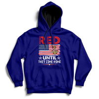 RED Friday Remember Everyone Deployed Retro US Army Military Hoodie - Wonder Print Shop