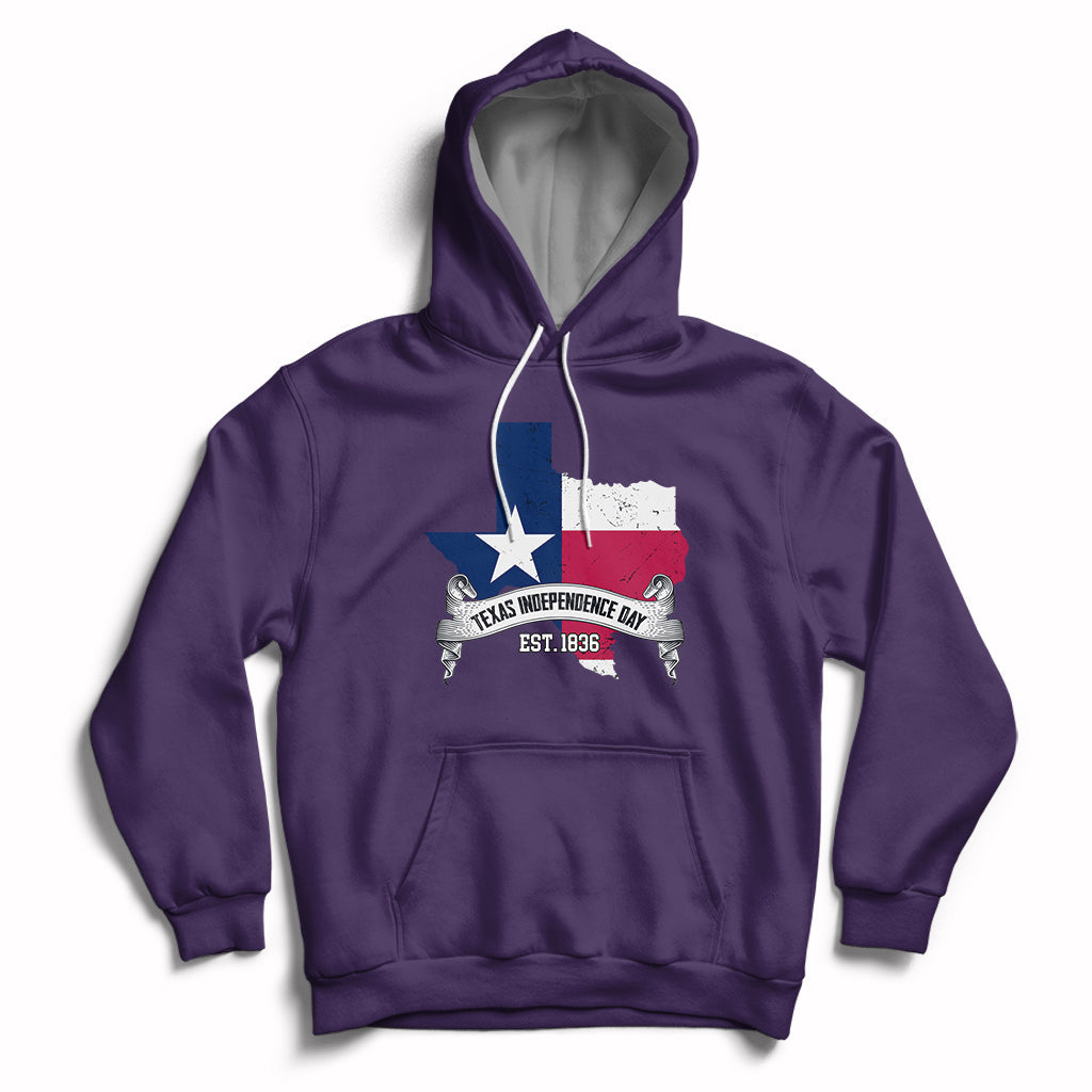 Texas Pride State Texas Independence Day 1836 I Love Texas Texan American Hoodie - Wonder Print Shop