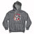 Messy Bun Skeleton No Valetine No Problem Anti Valentines Hoodie - Wonder Print Shop