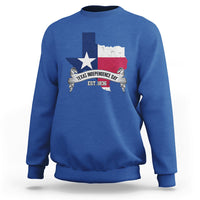 Texas Pride State Texas Independence Day 1836 I Love Texas Texan American Sweatshirt - Wonder Print Shop
