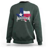 Texas Pride State Texas Independence Day 1836 I Love Texas Texan American Sweatshirt - Wonder Print Shop