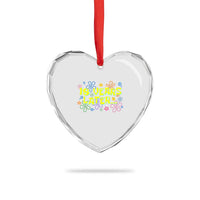 18 Years Later 18th Birthday Heart Crystal Glass Ornament Eighteen Party Funny Meme