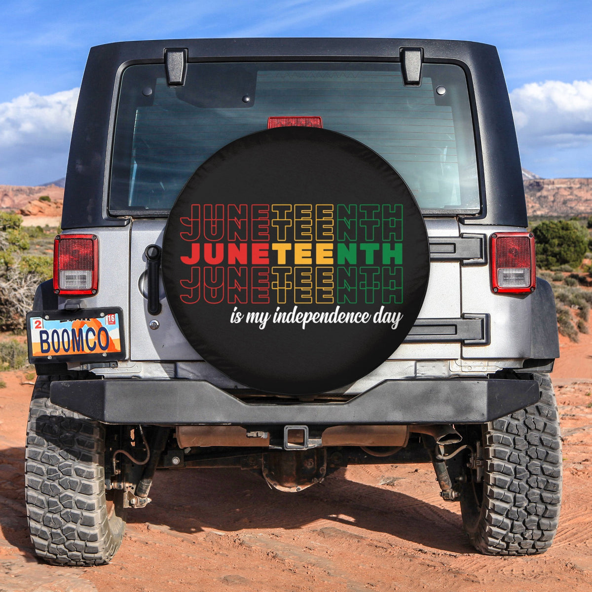 African Tire Covers - Juneteenth Spare Tire Cover Juneteenth Is My Independence Day NO.180 LT8 - Wonder Print Shop