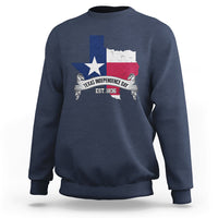 Texas Pride State Texas Independence Day 1836 I Love Texas Texan American Sweatshirt - Wonder Print Shop