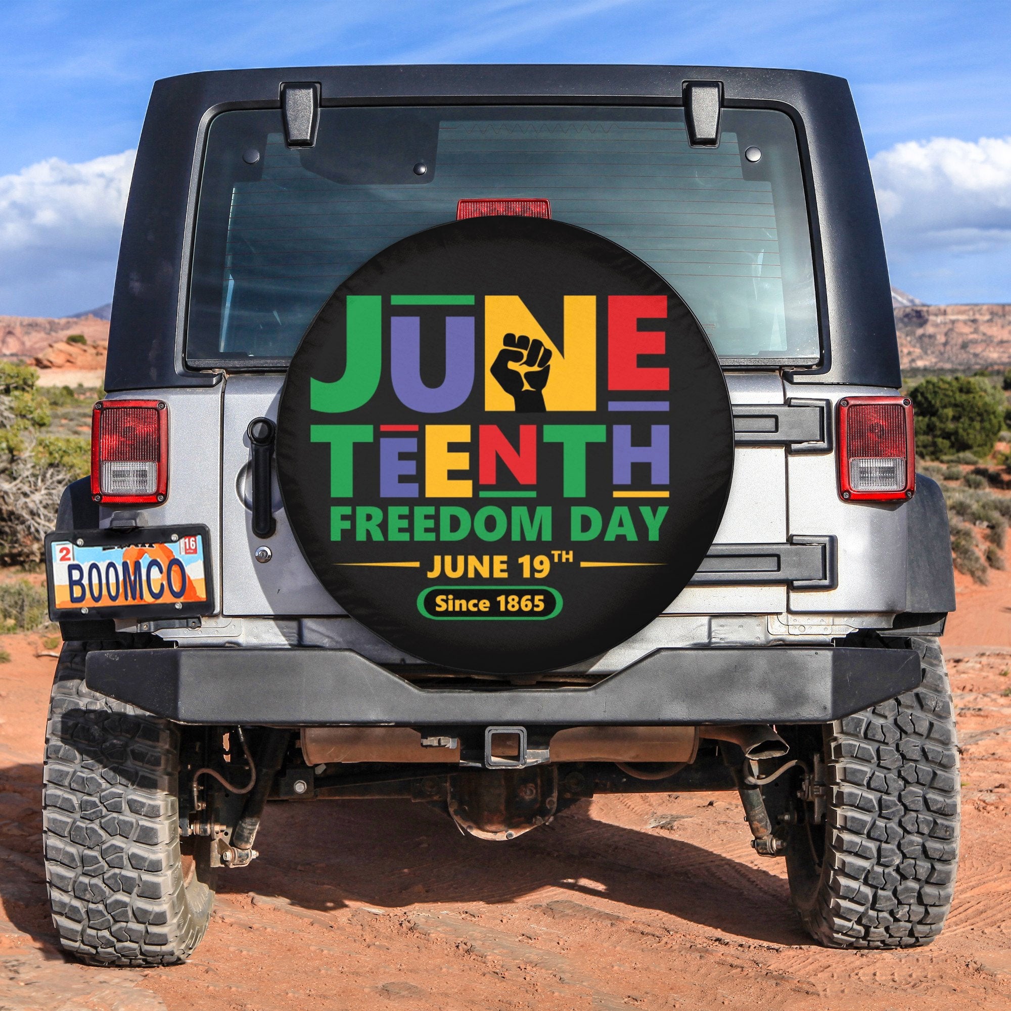African Tire Covers - Juneteenth Spare Tire Cover Juneteenth Freedom Day Jun 19th 1865 NO.182 LT8 - Wonder Print Shop