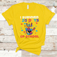 I Survived Of School Funny 120 Days Survivor Students Teachers T Shirt - Wonder Print Shop