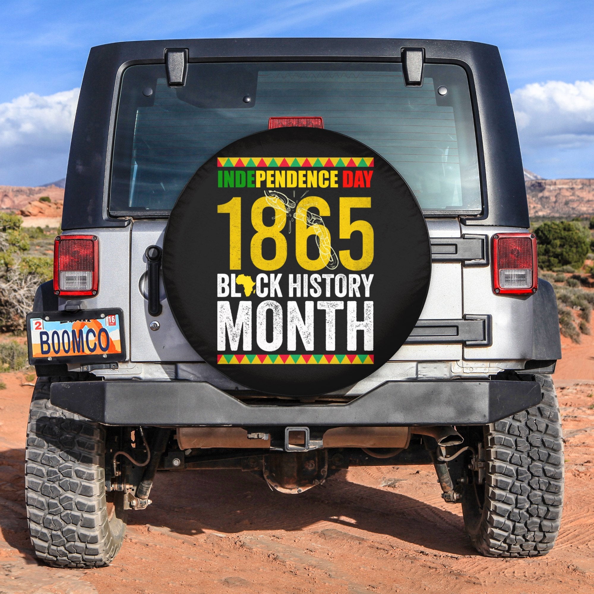 African Tire Covers - Juneteenth Spare Tire Cover Black History Month NO.186 LT8 - Wonder Print Shop