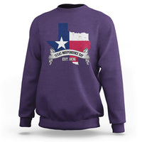 Texas Pride State Texas Independence Day 1836 I Love Texas Texan American Sweatshirt - Wonder Print Shop