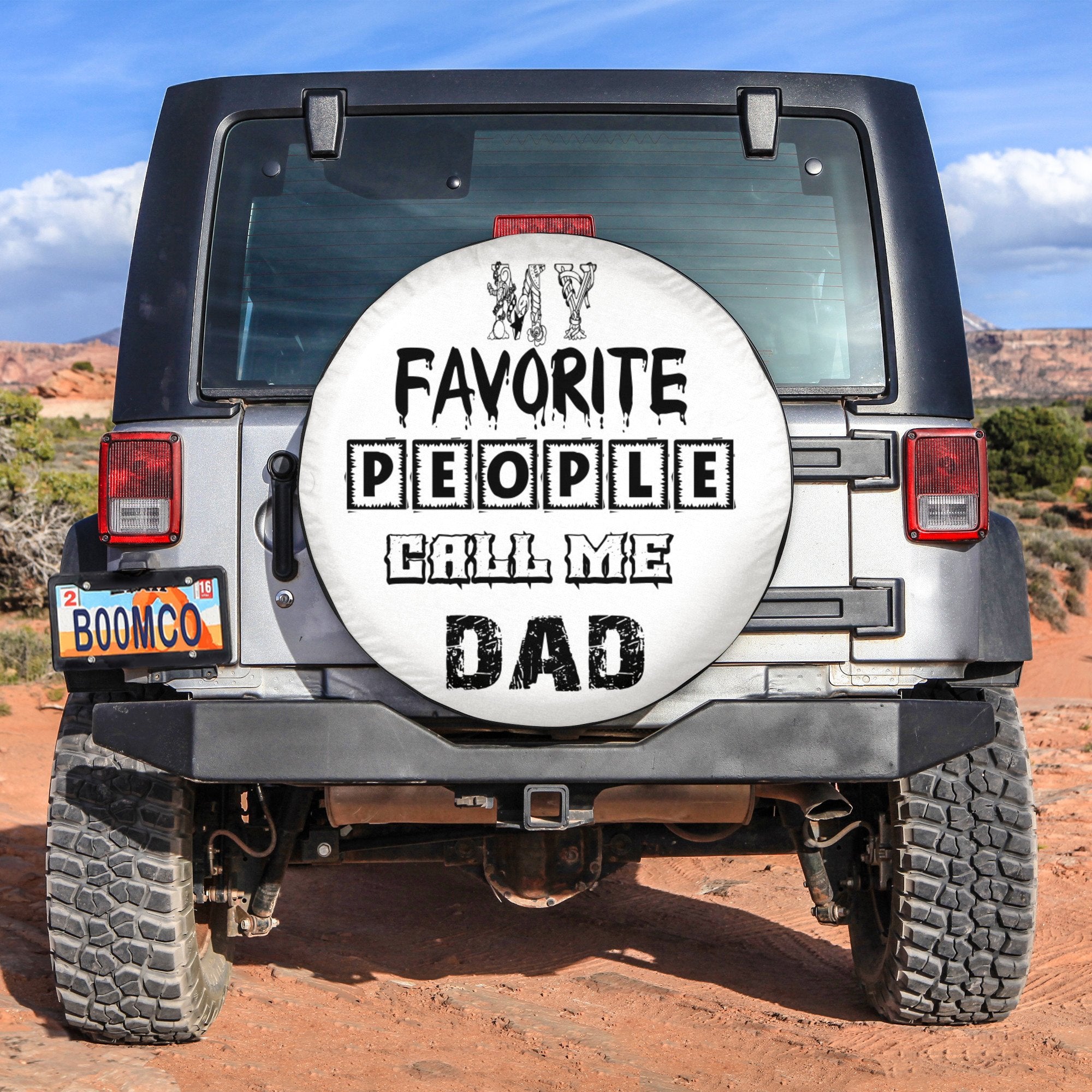 Father's Day Tire Covers - My Favorite People Call Me Dad Spare Tire Cover NO.188 LT8 - Wonder Print Shop