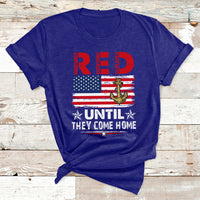 RED Friday Remember Everyone Deployed Retro US Army Military T Shirt - Wonder Print Shop