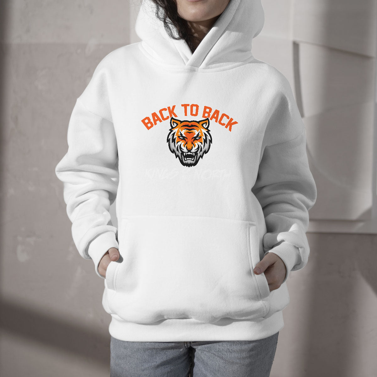 Back To Back Kings Of The North Fear Da Tiger 513 Hoodie - Wonder Print Shop