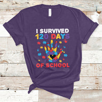 I Survived Of School Funny 120 Days Survivor Students Teachers T Shirt - Wonder Print Shop