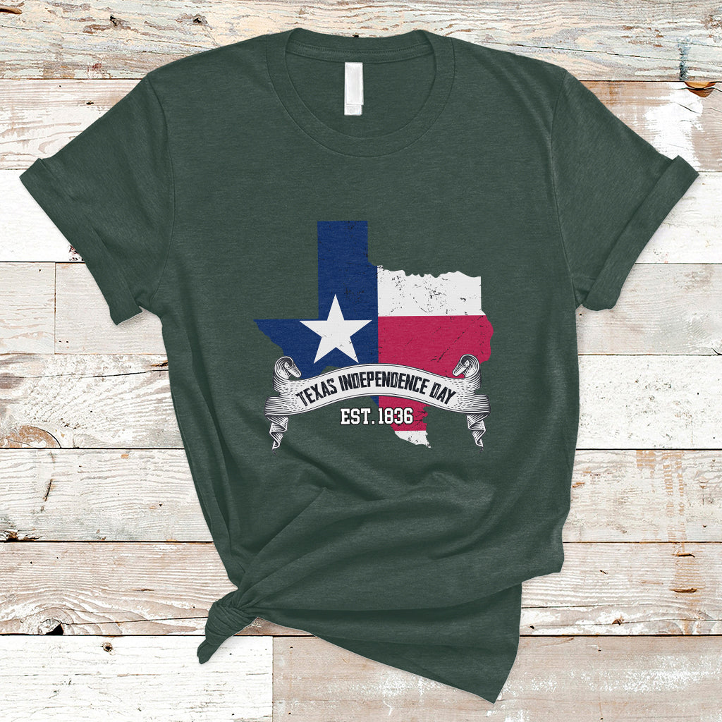 Texas Pride State Texas Independence Day 1836 I Love Texas Texan American T Shirt - Wonder Print Shop