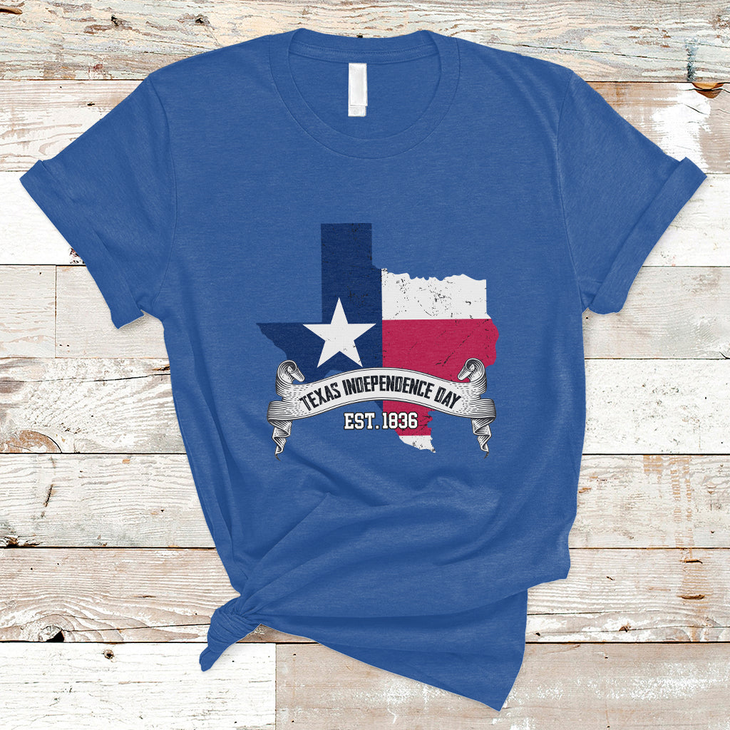 Texas Pride State Texas Independence Day 1836 I Love Texas Texan American T Shirt - Wonder Print Shop