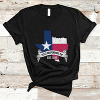 Texas Pride State Texas Independence Day 1836 I Love Texas Texan American T Shirt - Wonder Print Shop