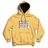 Biden Harris 2024 Rainbow Gay Pride LGBT Democrat Hoodie - Wonder Print Shop