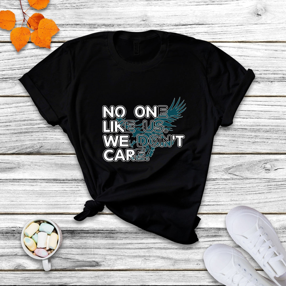 No One Like Us We Don't Care Jawn It's A Philly Thing Eagle T Shirt - Wonder Print Shop
