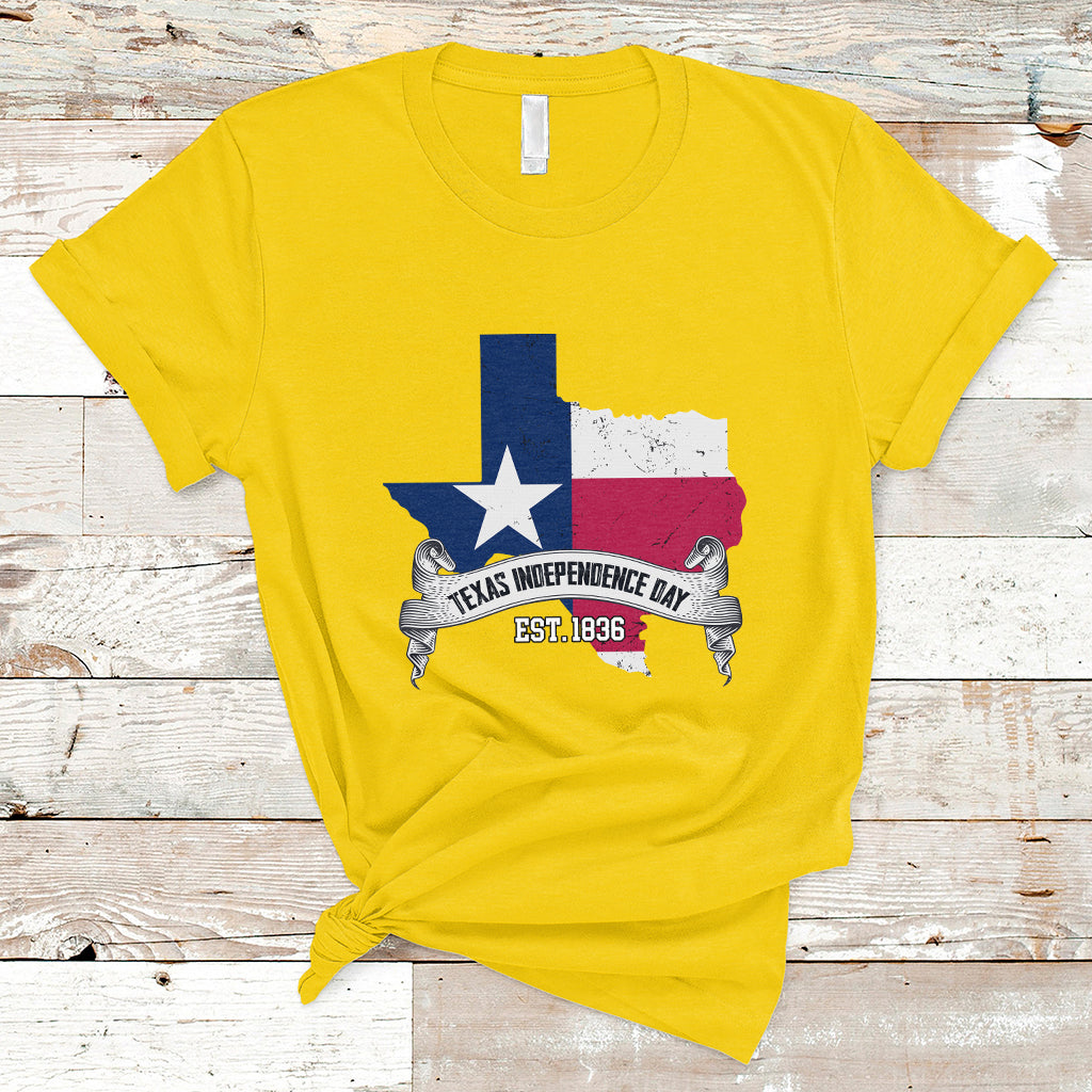 Texas Pride State Texas Independence Day 1836 I Love Texas Texan American T Shirt - Wonder Print Shop