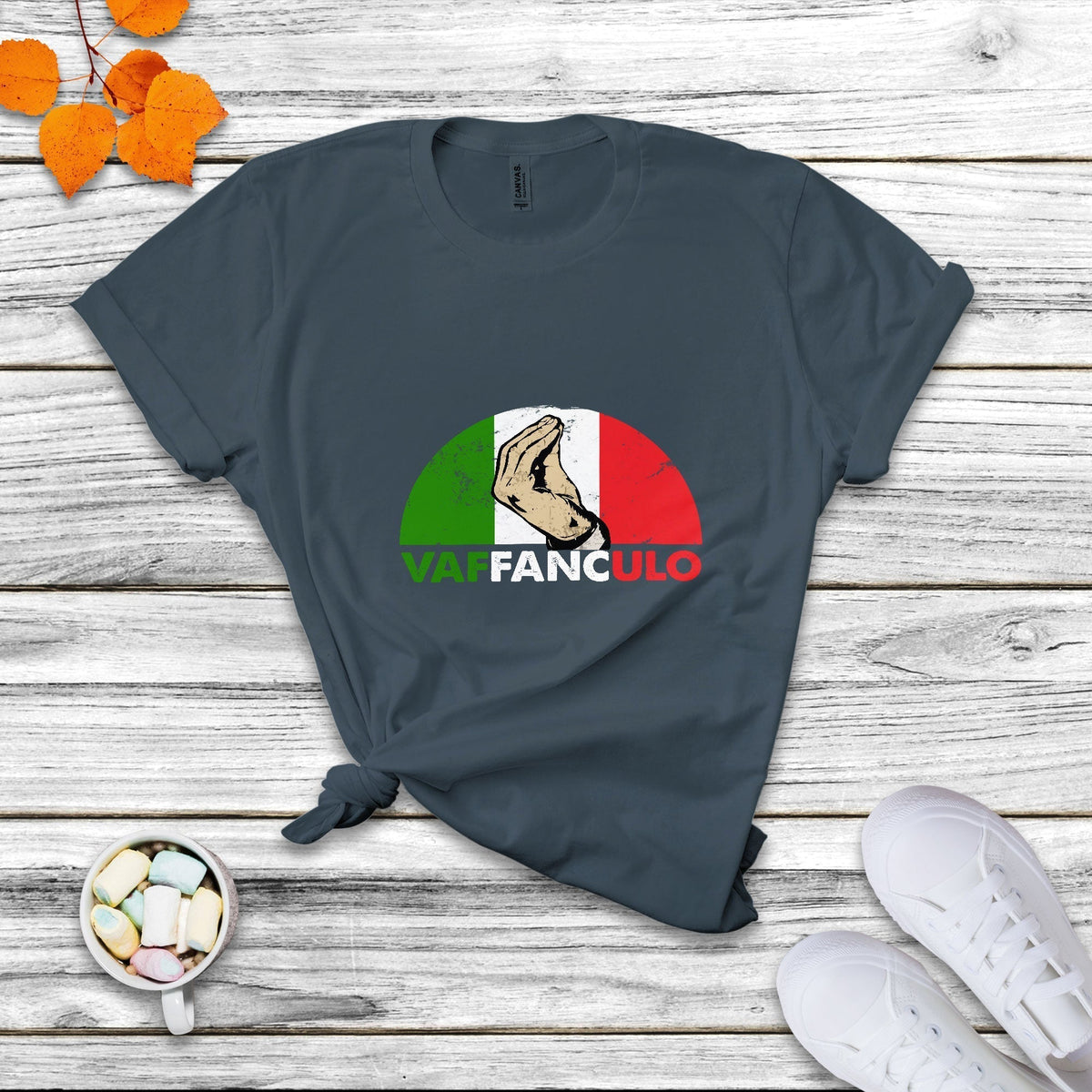 Vaffanculo Have A Great Day Funny Sarcastic Italian Saying Slang Italia Flag Italian Pride T Shirt - Wonder Print Shop