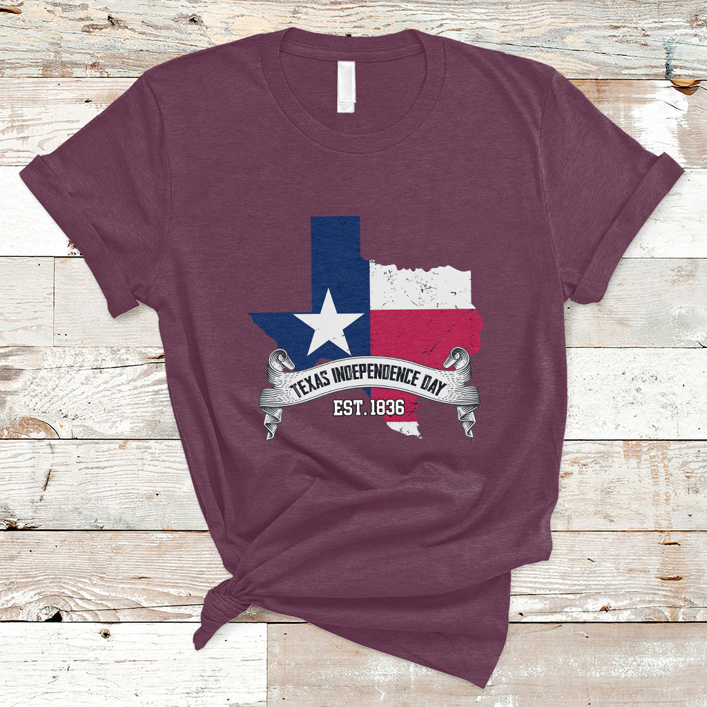 Texas Pride State Texas Independence Day 1836 I Love Texas Texan American T Shirt - Wonder Print Shop