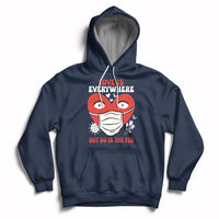 Love Is Everywhere But So Is The Flu Valentine's Day Nurse Hoodie - Wonder Print Shop