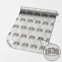 1936 Retro Birthday Wrapping Paper Roll 90 Year Old Leopard 90th Birthday Gifts For Women