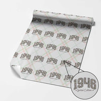 1946 Retro Birthday Wrapping Paper Roll 80 Year Old Leopard 80th Birthday Gifts For Women