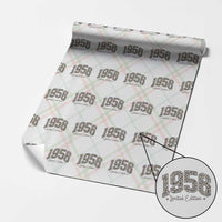 1956 Retro Birthday Wrapping Paper Roll 70 Year Old Leopard 70th Birthday Gifts For Women