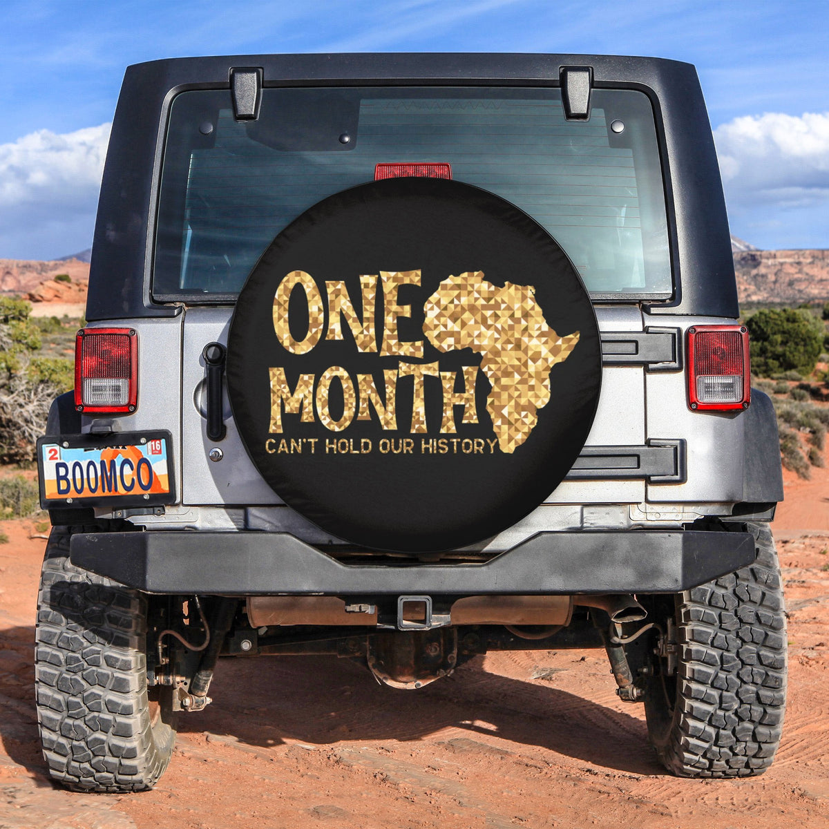 African Tire Covers - Juneteenth Spare Tire Cover One Month Can't Hold Our History NO.197 LT8 - Wonder Print Shop