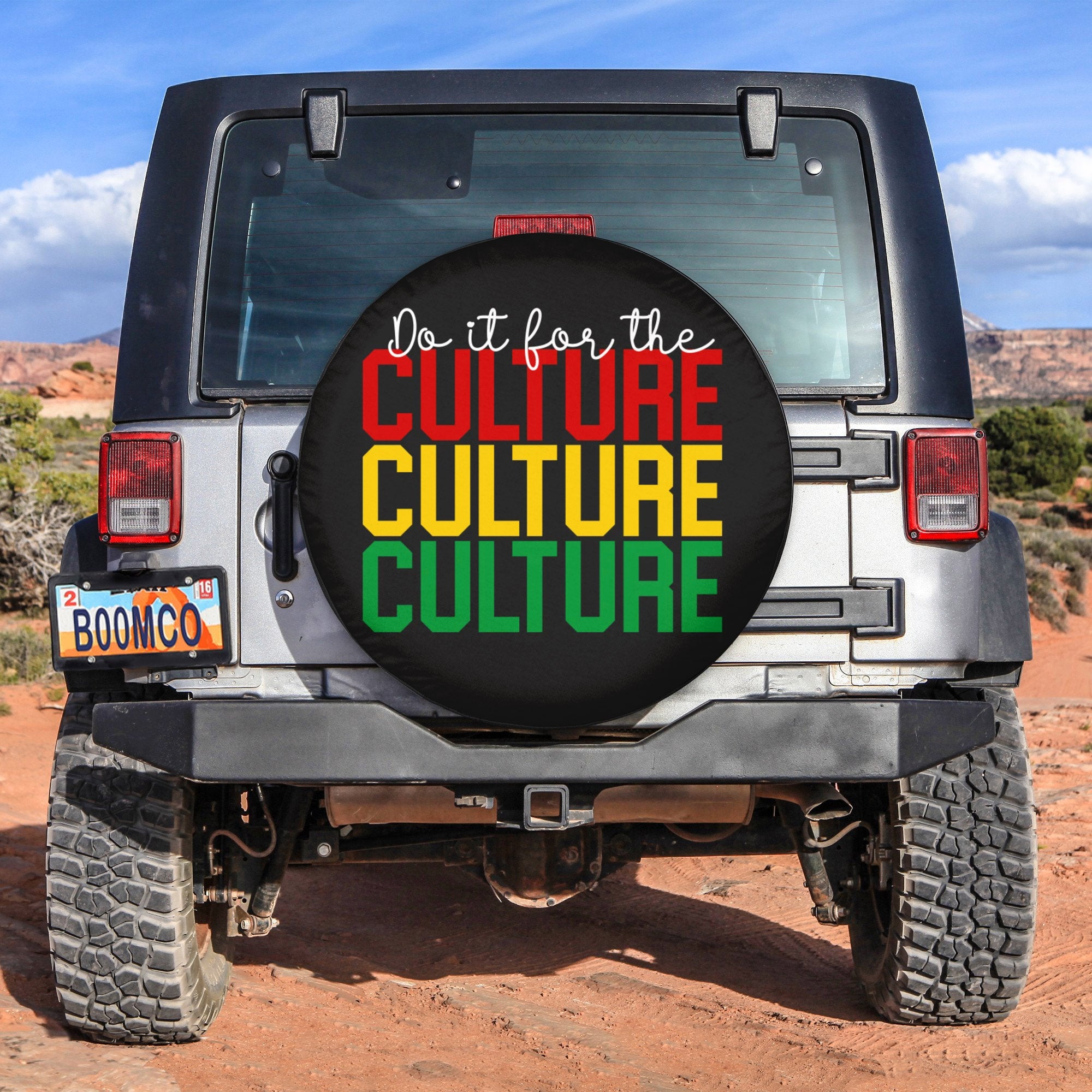 African Tire Covers - Juneteenth Spare Tire Cover Do It For The Culture NO.199 LT8